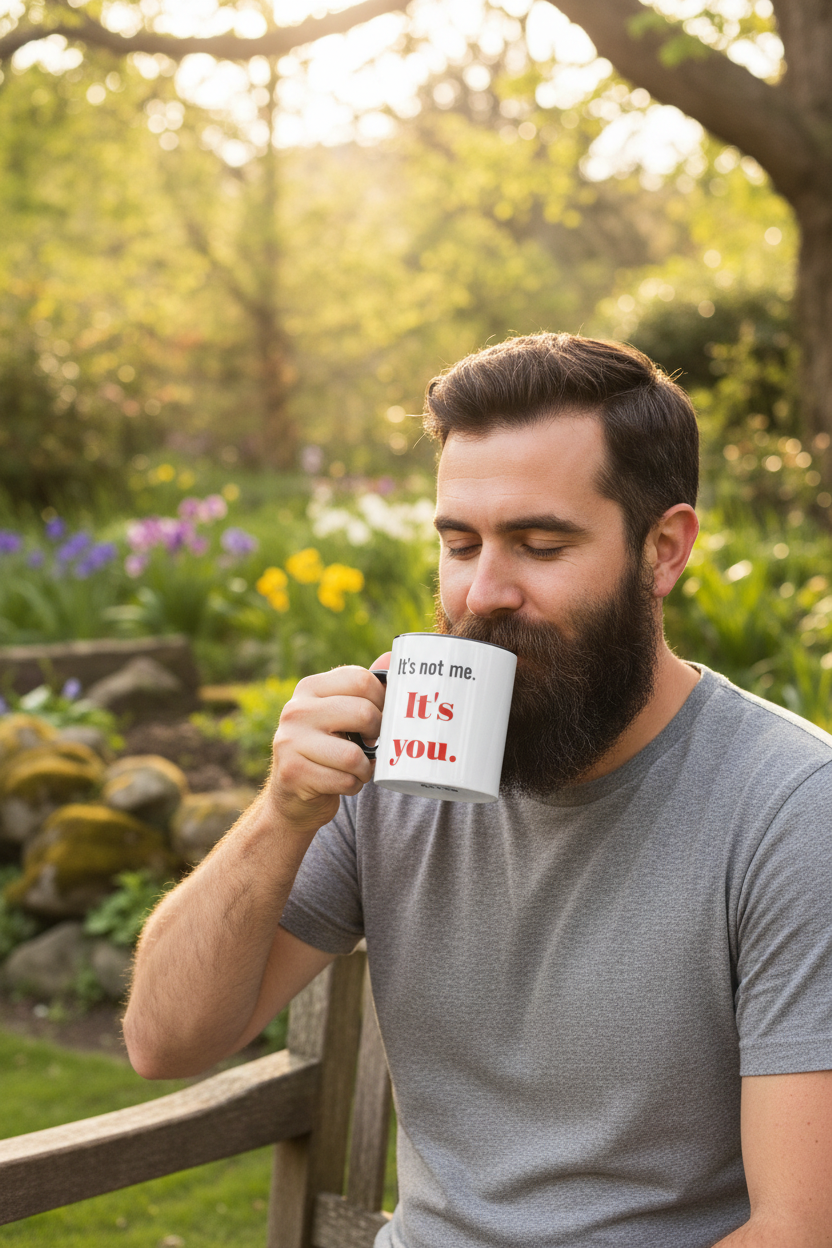 It's not me. It's you. Print mug