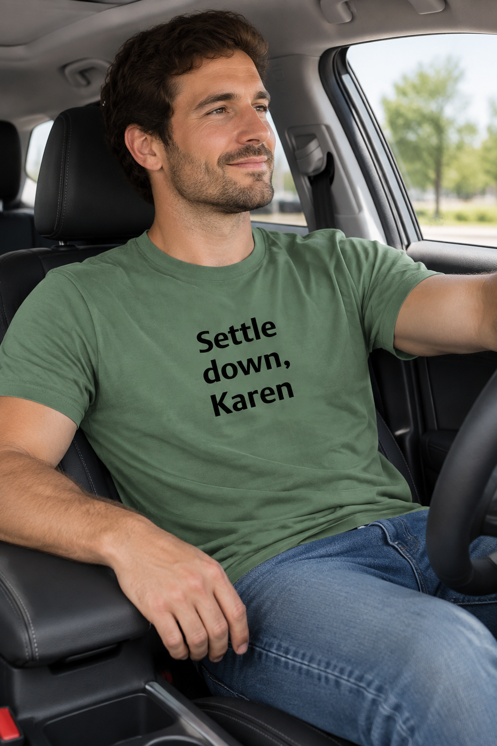 Settle Down, Karen Printed T-Shirt | Heavyweight Cotton Tee