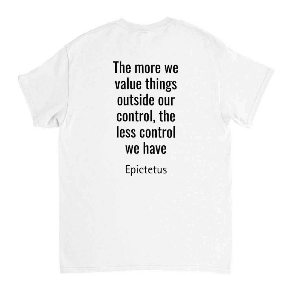 Flat lay flat-lay composition of a premium streetwear slogan t-shirt variant layout